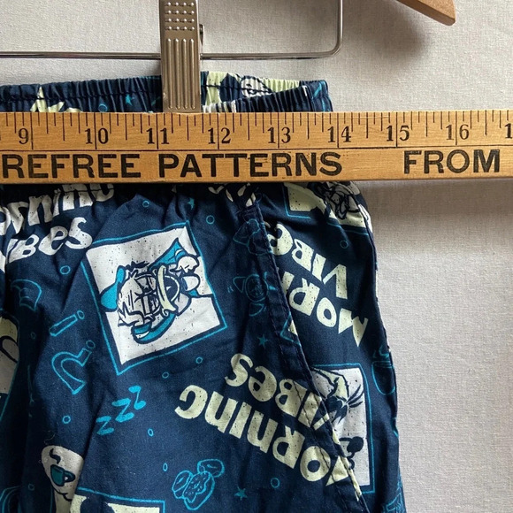 Disney Parks Morning  Park Mickey Mouse pattern pajama cotton pants Sz S - Picture 7 of 8